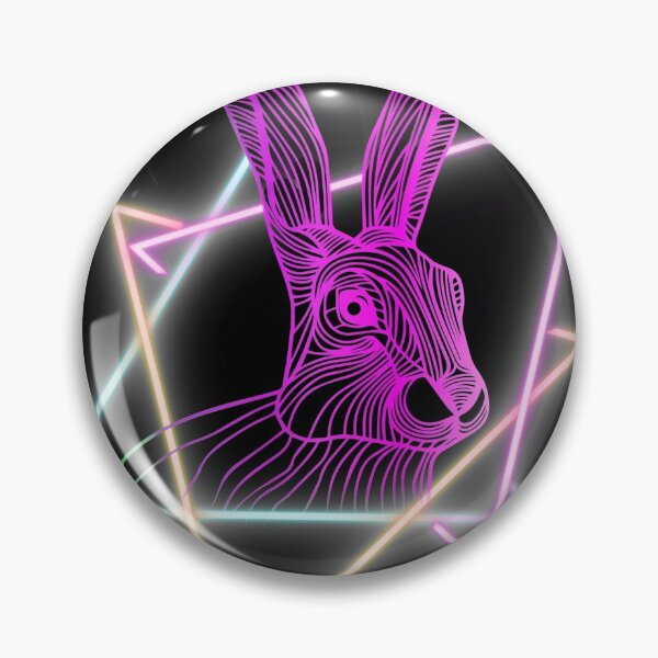 Item preview, neon rabbit designed and sold by Aarachchi.