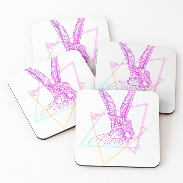 Item preview, neon rabbit designed and sold by Aarachchi.