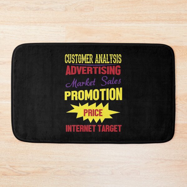 Item preview, Funny Marketing Analyst Typography - Advertising Market Sales Promotion and Price designed and sold by Silver Medal.