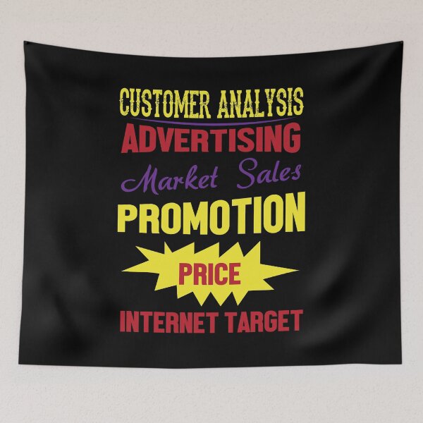 Item preview, Funny Marketing Analyst Typography - Advertising Market Sales Promotion and Price designed and sold by Silver Medal.