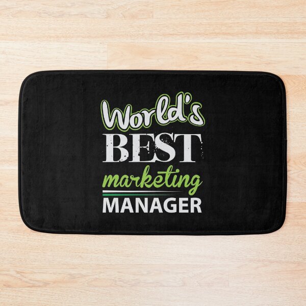 Item preview, World's Best Marketing Manager designed and sold by Silver Medal.