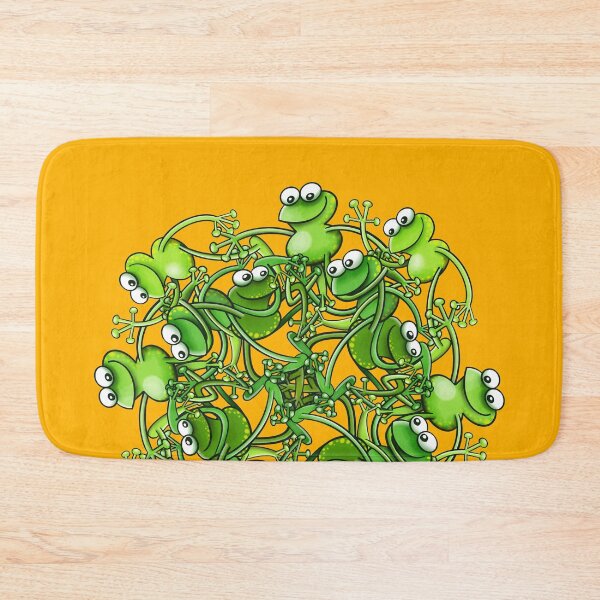 Item preview, Funny green frogs smiling while performing a choreography designed and sold by Zoo-co.