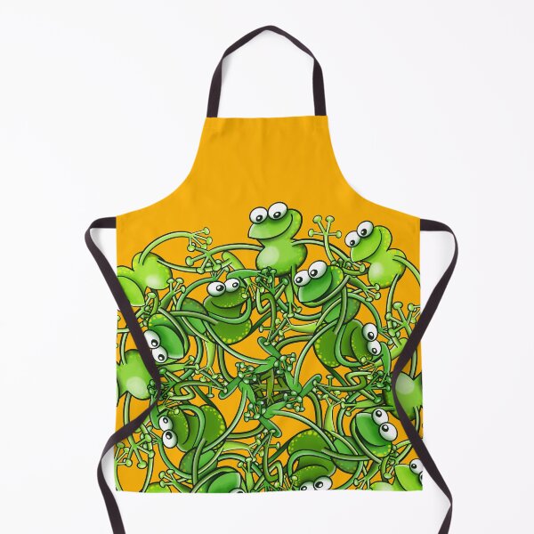 Aperçu de l'œuvre Grenouilles vertes drôles souriant tout en exécutant une chorégraphie créée et vendue par Zoo-co.