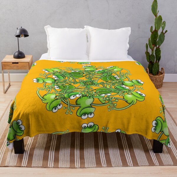 Item preview, Divertidas ranas verdes sonriendo mientras realiza una coreografía designed and sold by Zoo-co.