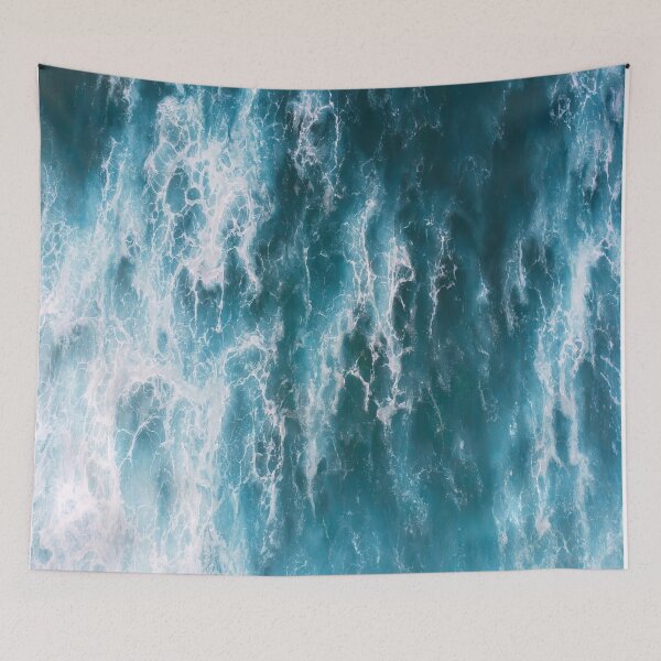 Item preview, Olas del océano azul y blanco designed and sold by NewPrint.