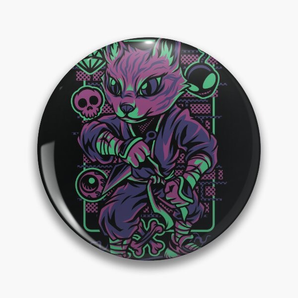 Item preview, Ninja Style Savannah Cat Illustration designed and sold by Peekonet.