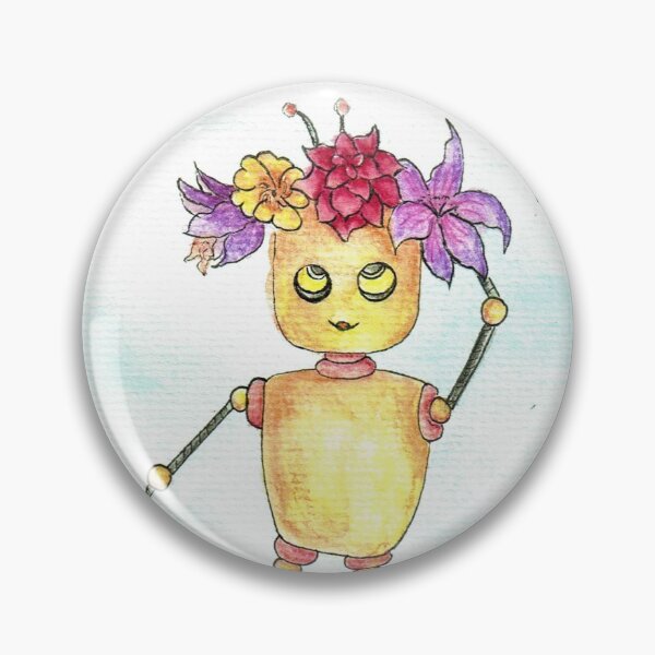 Item preview, Flower Crown Robot designed and sold by Guidiart.