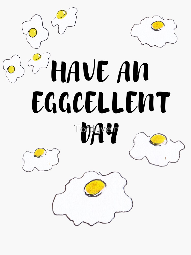 Have An Eggcellent Day Fried Eggs Elements Kawaii Sticker For Sale By Tordyveln Redbubble 5713