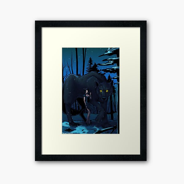 Cry, Wolf Framed Art Print