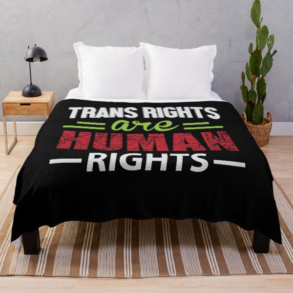 Item preview, Trans Rights are Human Rights Transgender Gift designed and sold by Silver Medal.