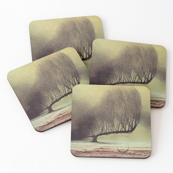 Item preview, Untitled (Lone Tree), by Zdzisław Beksiński designed and sold by JustContemplate.