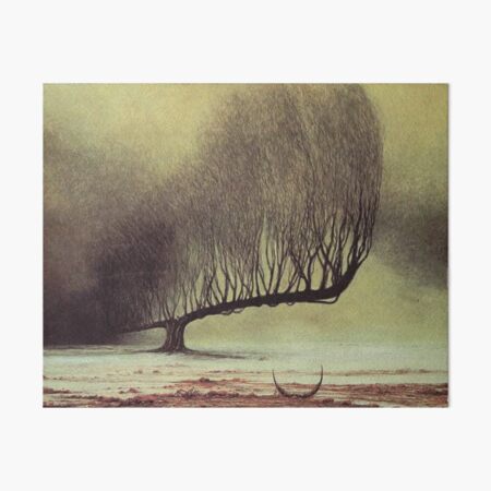 Artikel-Vorschau von Ohne Titel (Lone Tree), von Zdzisław Beksiński, designt und verkauft von JustContemplate.