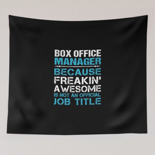 Item preview, Box Office Manager T Shirt - Freaking Awesome Gift Item Tee designed and sold by ccombercor.