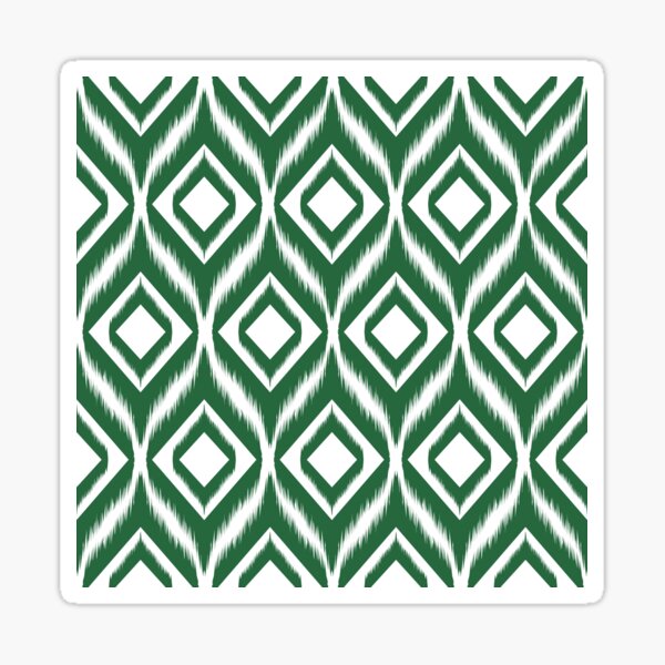 Ikat pattern ethnic tribal textile fabric aztec motif geometric mandalas native boho bohemian carpet African American digital paper Sticker