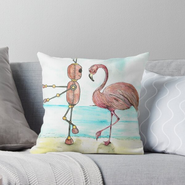 Item preview, Robot Meets Flamingo designed and sold by Guidiart.