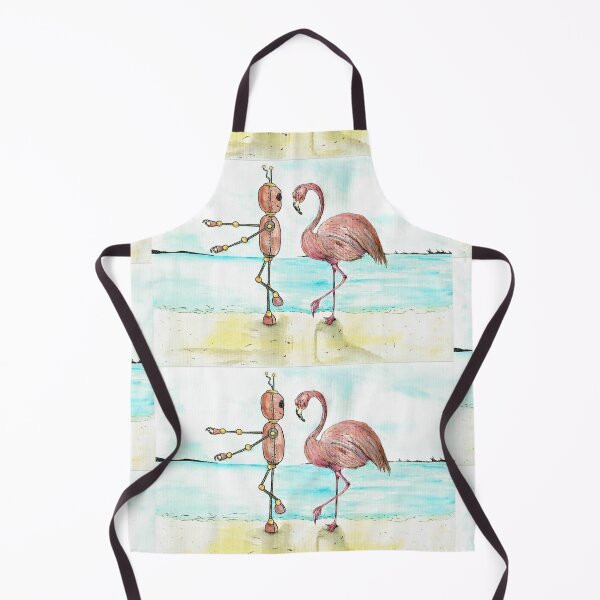 Item preview, Robot Meets Flamingo designed and sold by Guidiart.