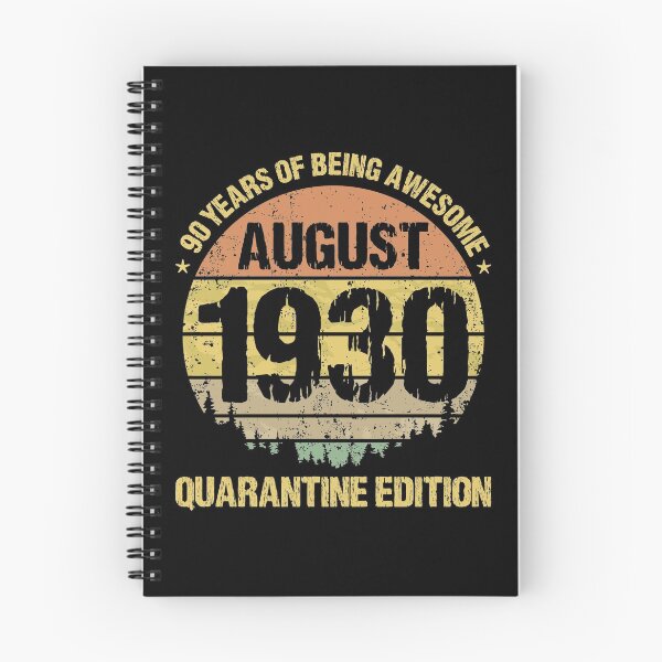 Item preview, 90 Years Being Awesome August 1930 Quarantine Edition designed and sold by cattontawn.