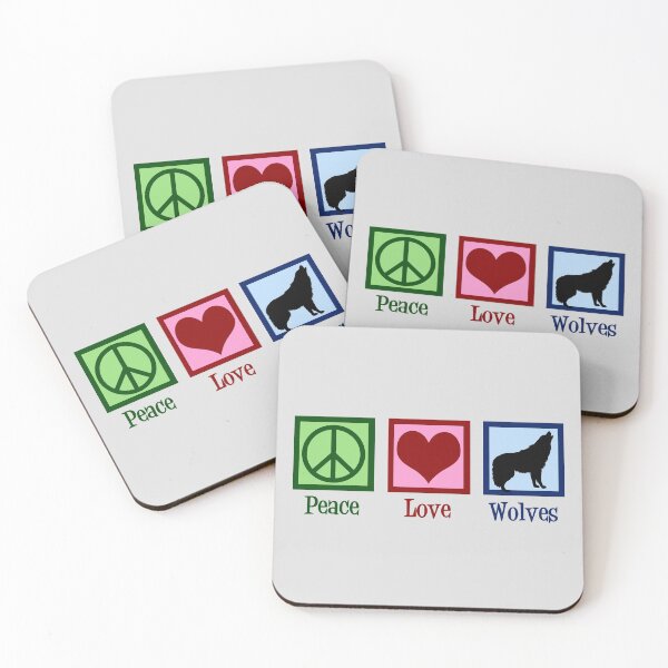 Item preview, Peace Love Wolves designed and sold by Epic Love Designs.