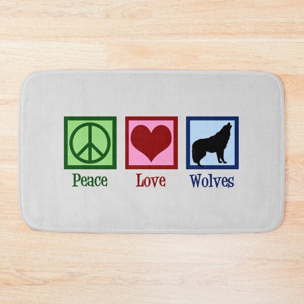 Item preview, Peace Love Wolves designed and sold by Epic Love Designs.
