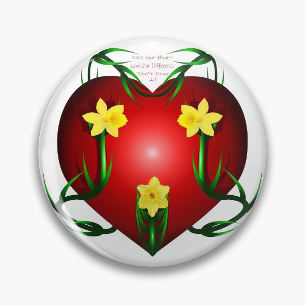Item preview, Daffodil Unique Flowering Heart designed and sold by Roger R Cormier.