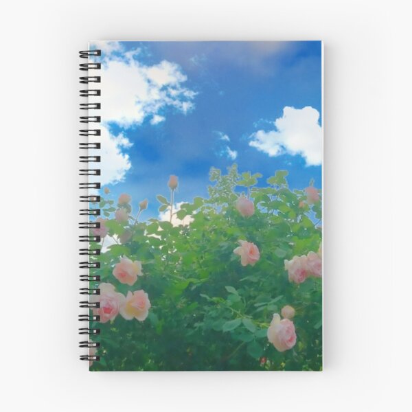 Item preview, Blue cloudy sky and light pink roses designed and sold by AdaM-219.