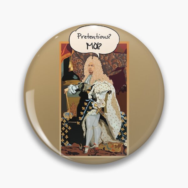 Item preview, Pretentious, moi? Donald Trump Louis XIV wig breeches funny designed and sold by SolidEarthArt.