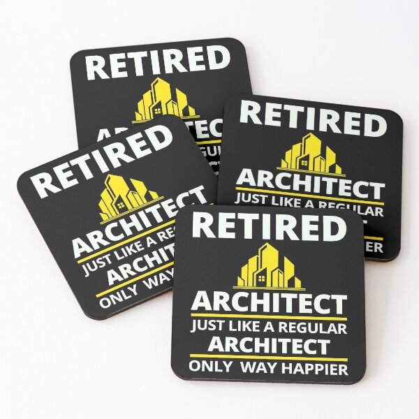 Item preview, Retired Architect Architecture Architectural Retirement Funny designed and sold by CuteDesigns1.