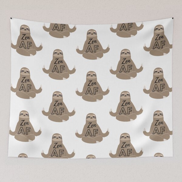 Item preview, Zen AF Sloth designed and sold by DruzyDesigns.