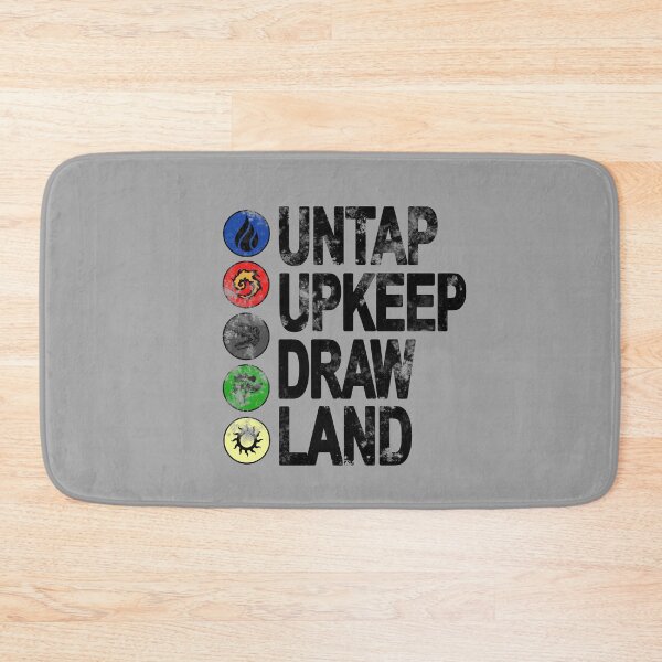 Item preview, MTG Untap Upkeep Draw Land designed and sold by MWDG-DesignsMTG.