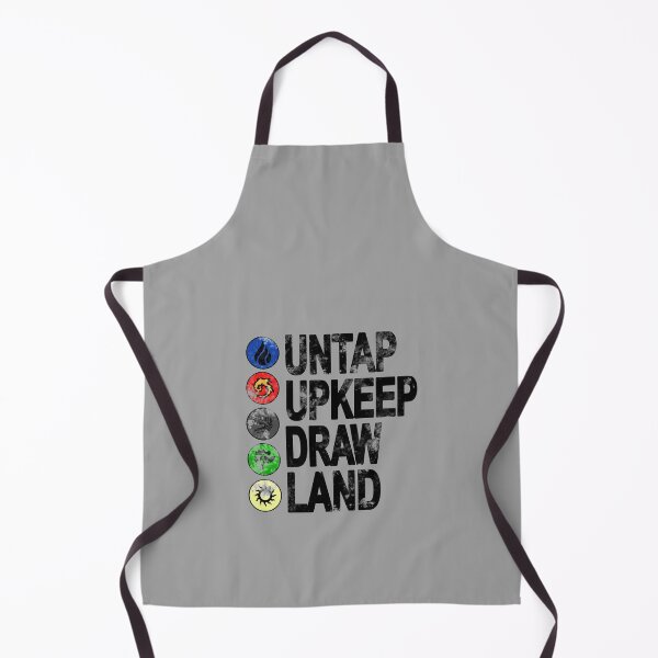 Item preview, MTG Untap Upkeep Draw Land designed and sold by MWDG-DesignsMTG.
