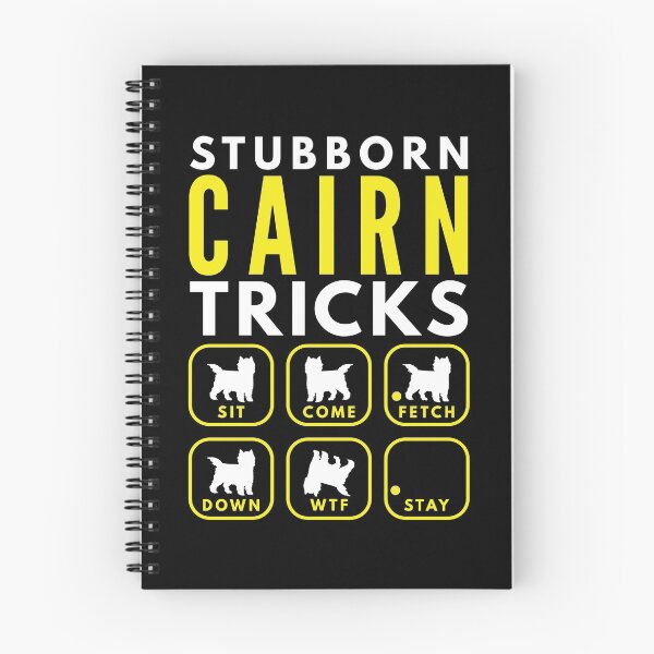 Aperçu de l'œuvre Stubborn Cairn Tricks - Dog Training créée et vendue par DoggyStyles.