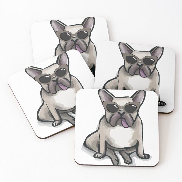 Item preview, Pug Wearing Sunglasses designed and sold by sunnyxvibesss.