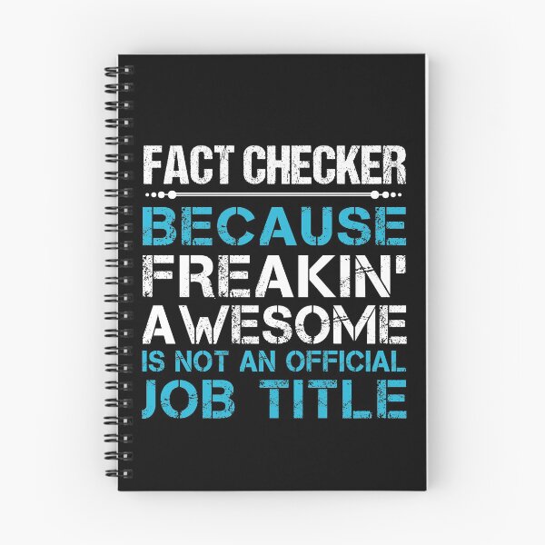 Item preview, Fact Checker T Shirt - Freaking Awesome Gift Item Tee designed and sold by eaneyjulie.
