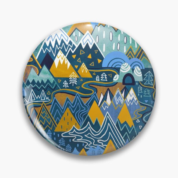 Item preview, Maximalist Mountain Maze  designed and sold by TigaTiga.
