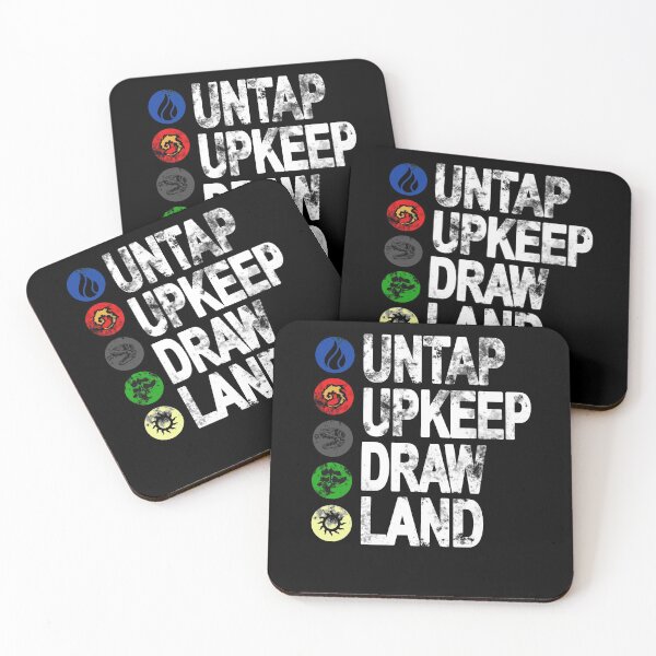 Item preview, MTG Magic Phases - Untap Upkeep Draw Land designed and sold by MWDG-DesignsMTG.
