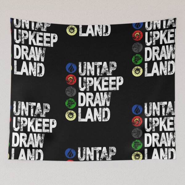 Item preview, MTG Magic Phases - Untap Upkeep Draw Land designed and sold by MWDG-DesignsMTG.