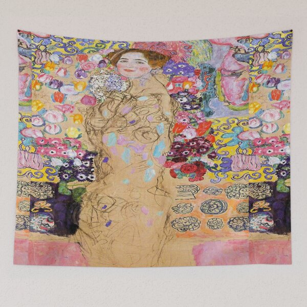 Item preview, Gustav Klimt - portrait of maria munk designed and sold by Vivanne-art.