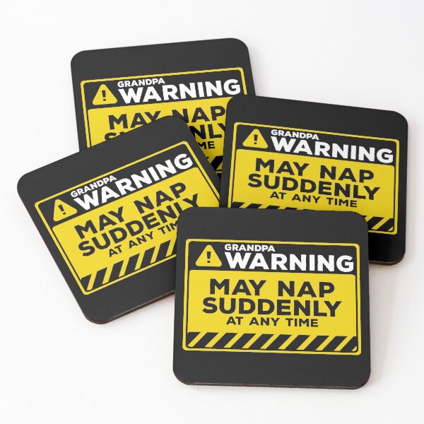 Item preview, May Nap Suddenly At Any Time Funny Grandpa Warning designed and sold by Chris Pierre Art.