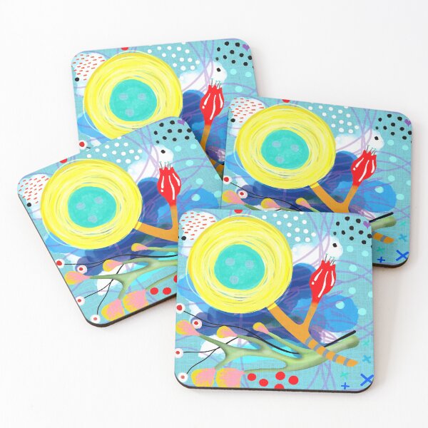 Item preview, Don’t criticize what you can’t understand - Yellow poppy abstract watercolor polka dots designed and sold by rupydetequila.