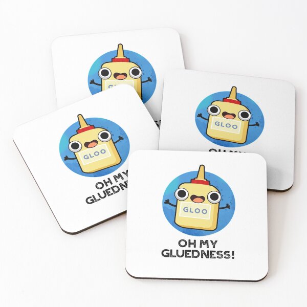 Item preview, Oh My Gluedness Funny Super Glue Puns  designed and sold by punnybone.