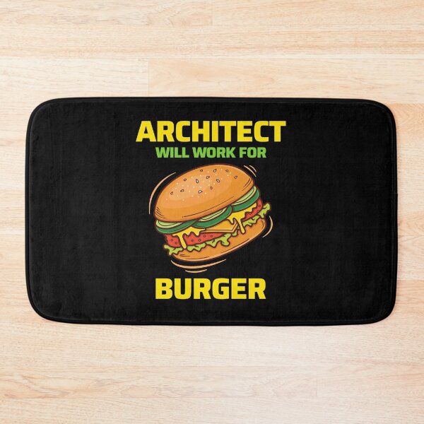 Item preview, Architect Architecture Student Burger Cheeseburger Funny designed and sold by CuteDesigns1.