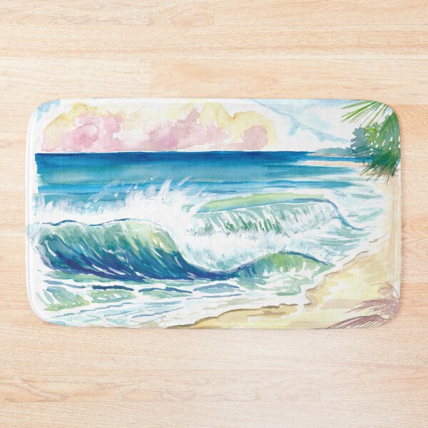 Item preview, Grace Bay Beach Waves on Tropical Provo Island Turks and Caicos designed and sold by artshop77.