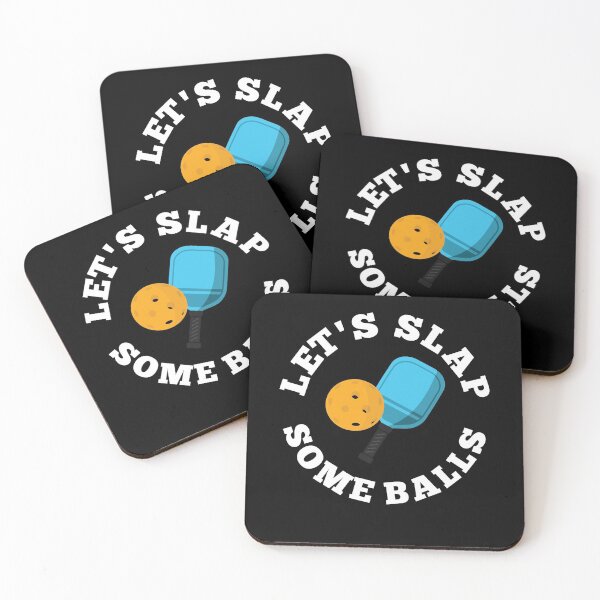 Item preview, Paddleball Sports Pickleball Let's Slap Some Balls Funny designed and sold by ShopTheStyle.