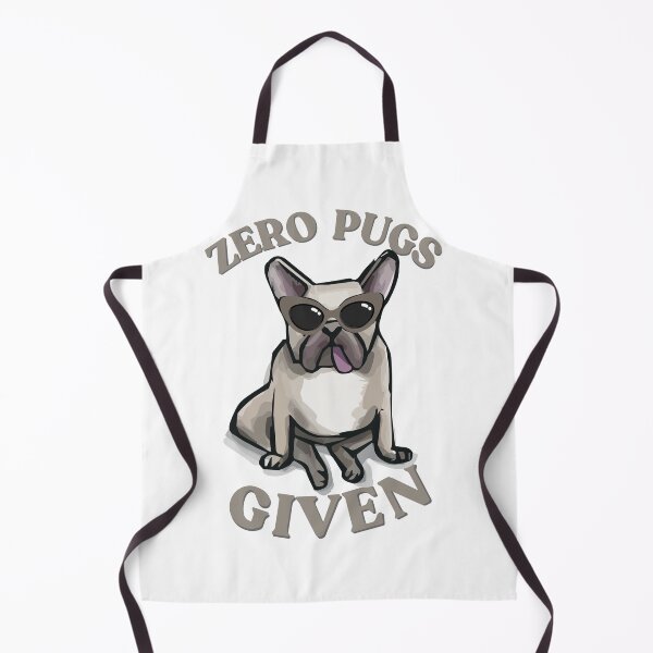 Item preview, ZERO PUGS GIVEN Cute Pug Wearing Sunglasses designed and sold by sunnyxvibesss.