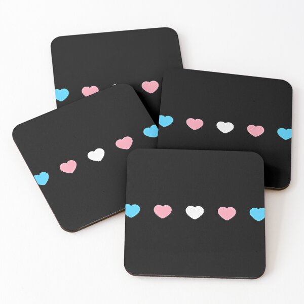 Item preview, Tiny Hearts Trans Subtle Transgender Pride Month LGBT Rights designed and sold by DeanLee.