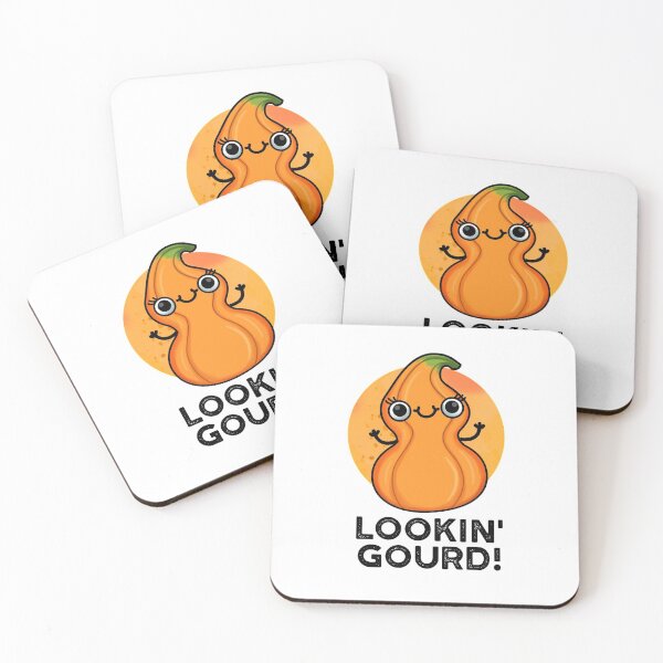 Item preview, Looking Gourd Cute Veggie Pun designed and sold by punnybone.