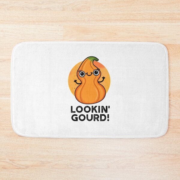 Item preview, Looking Gourd Cute Veggie Pun designed and sold by punnybone.