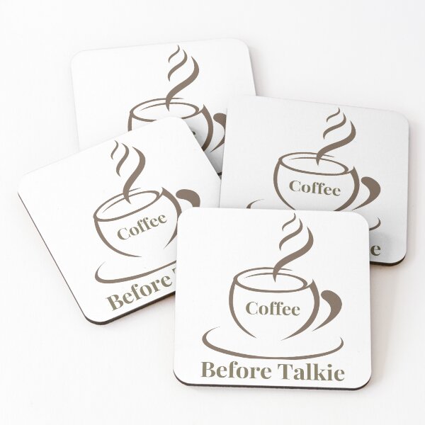 Item preview, Coffee Before Talkie - Coffee Fanatics designed and sold by VikGen.