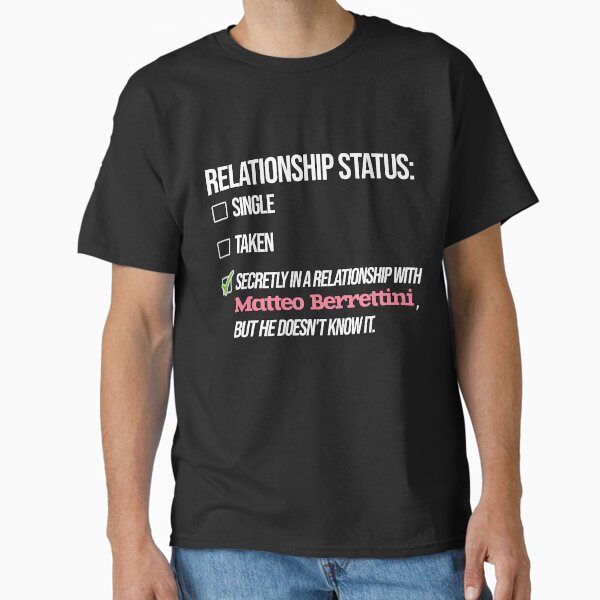 Item preview, Relationship with Matteo Berrettini designed and sold by 2Girls1Shirt.