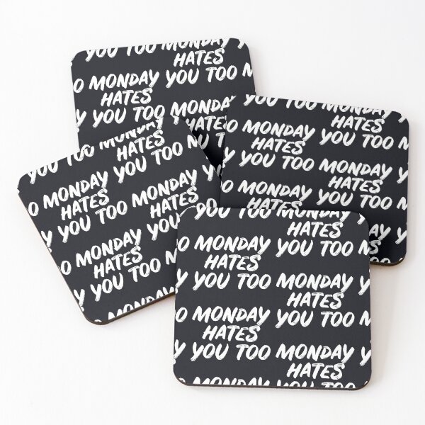 Item preview, Monday hates You Too Funny Attitude designed and sold by CreativeCrewApp.